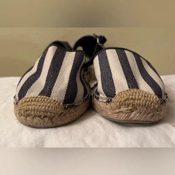 Sam Edelman Vivian Espadrilles, Navy, White, Size 10, EUC - Picture 5 of 8